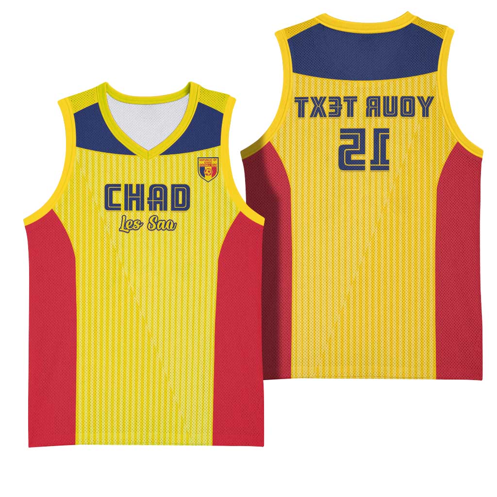 Custom Chad Football Basketball Jersey Go Champions - African Pride