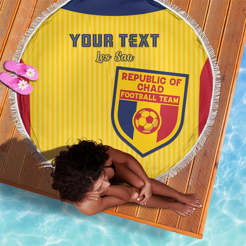Custom Chad Football Beach Blanket Go Champions