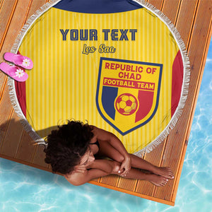 Custom Chad Football Beach Blanket Go Champions