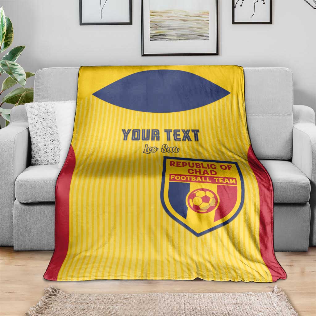 Custom Chad Football Blanket Go Champions