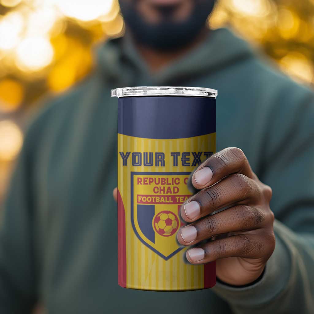 Custom Chad Football 4 in 1 Can Cooler Tumbler Go Champions
