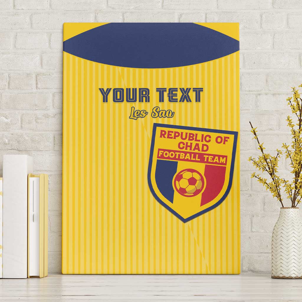 Custom Chad Football Canvas Wall Art Go Champions