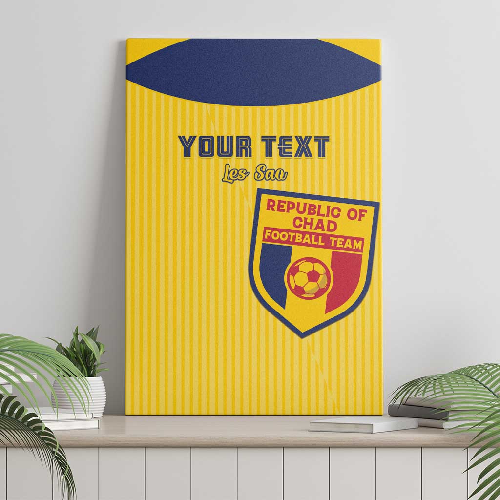 Custom Chad Football Canvas Wall Art Go Champions