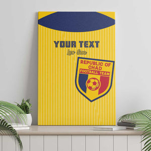 Custom Chad Football Canvas Wall Art Go Champions