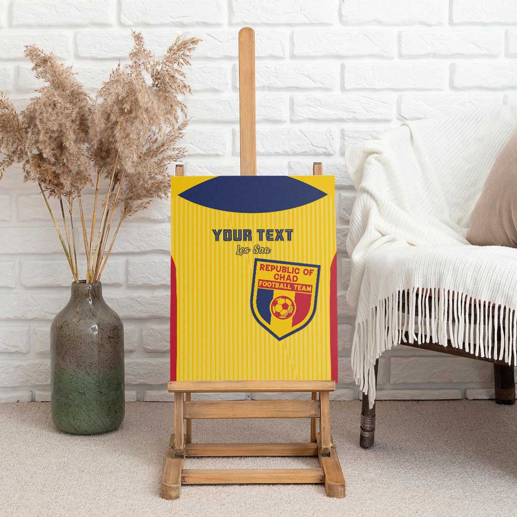 Custom Chad Football Canvas Wall Art Go Champions
