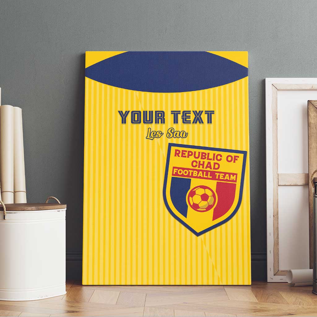 Custom Chad Football Canvas Wall Art Go Champions