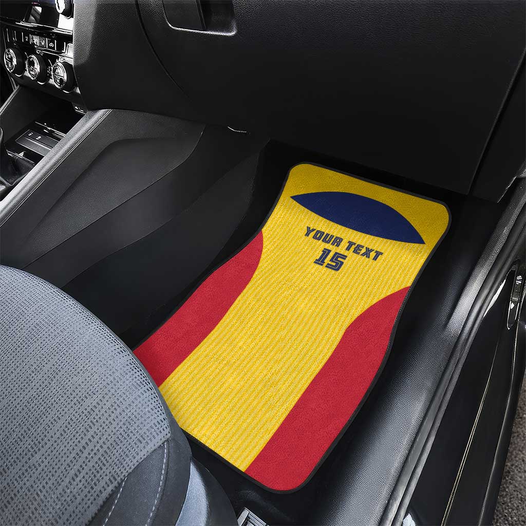 Custom Chad Football Car Mats Go Champions
