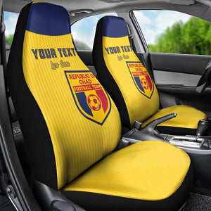 Custom Chad Football Car Seat Cover Go Champions