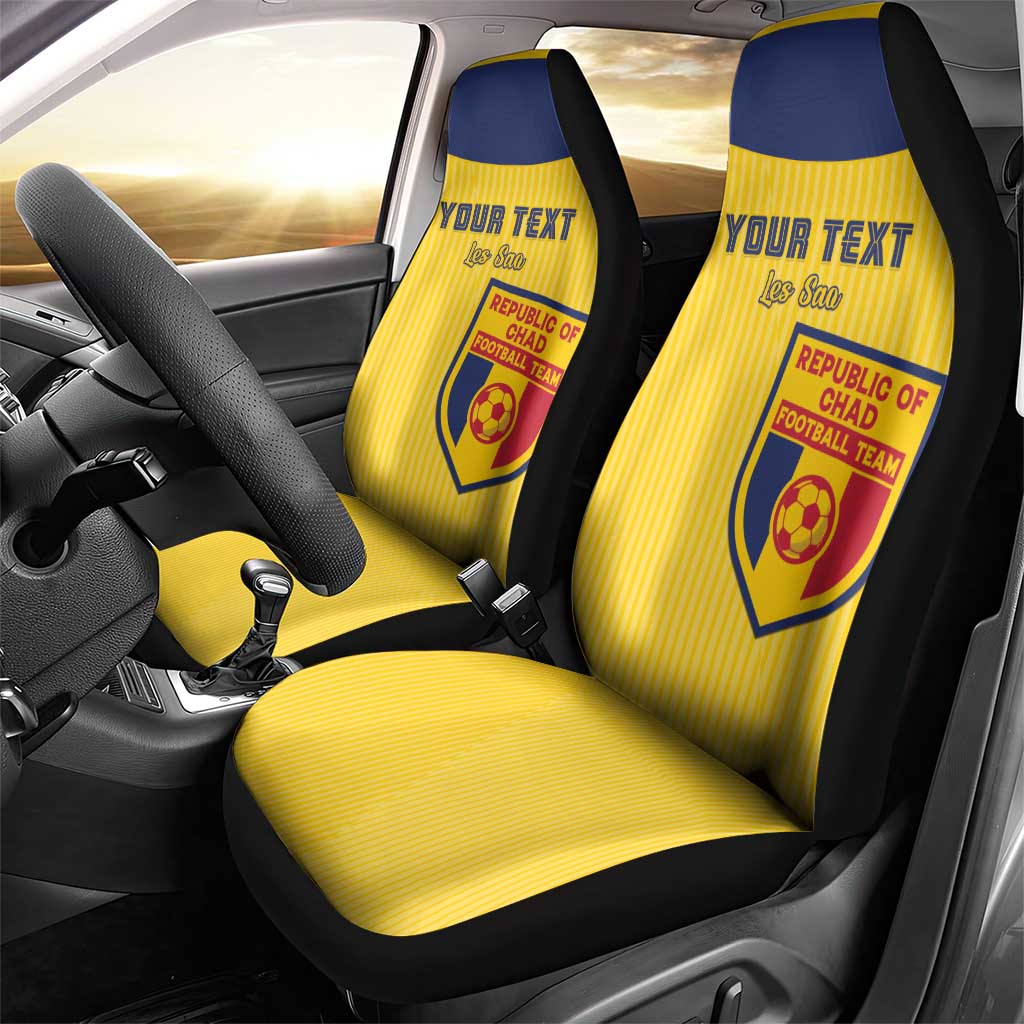 Custom Chad Football Car Seat Cover Go Champions