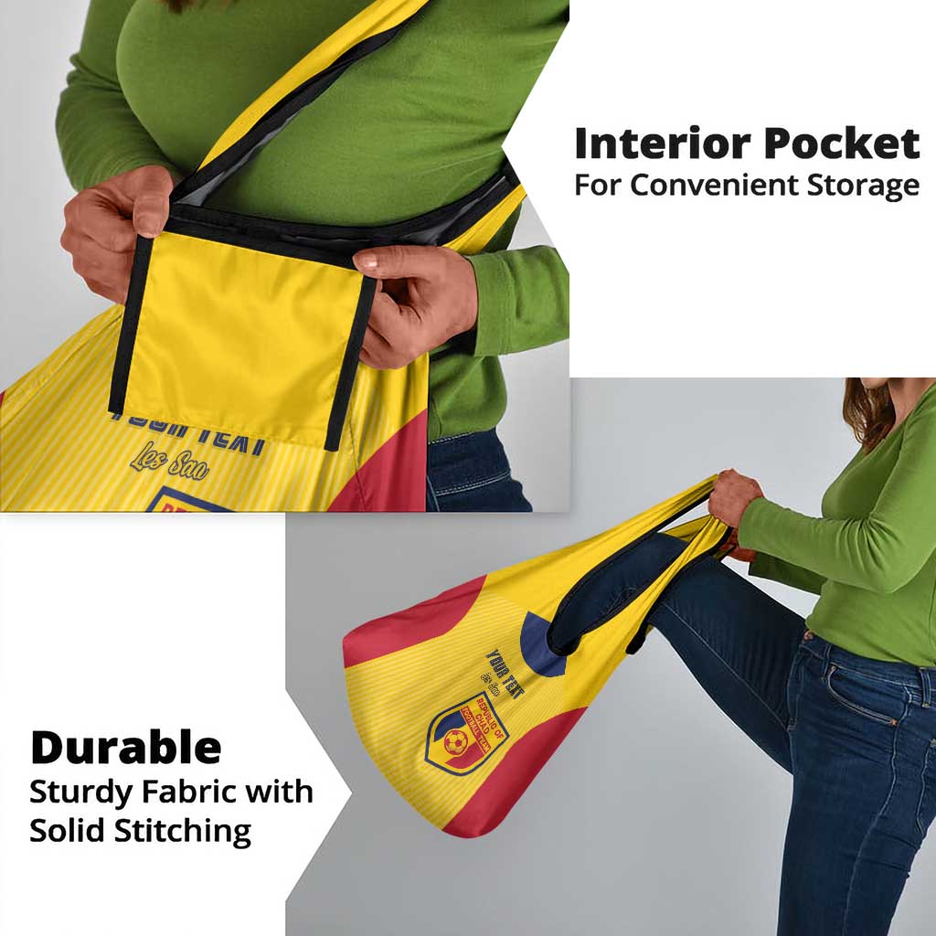 Custom Chad Football Grocery Bag Go Champions