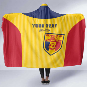 Custom Chad Football Hooded Blanket Go Champions