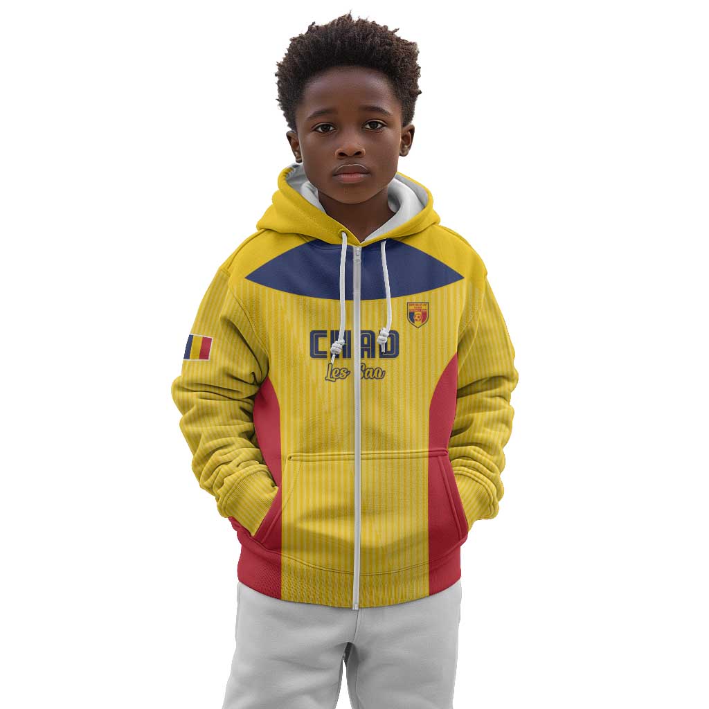 Custom Chad Football Kid Hoodie Go Champions