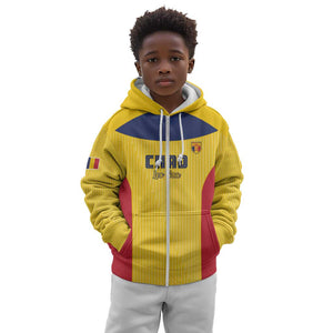 Custom Chad Football Kid Hoodie Go Champions