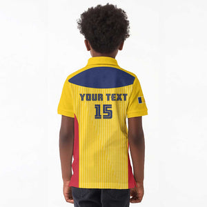 Custom Chad Football Kid Polo Shirt Go Champions