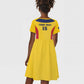 Custom Chad Football Kid Short Sleeve Dress Go Champions