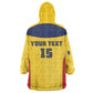 Custom Chad Football Kid Wearable Blanket Hoodie Go Champions