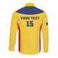 Custom Chad Football Long Sleeve Button Shirt Go Champions