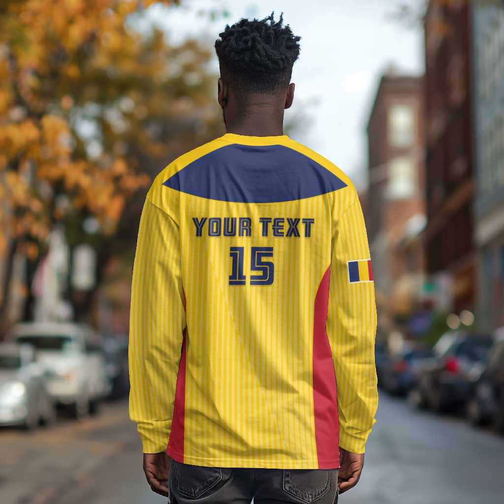 Custom Chad Football Long Sleeve Shirt Go Champions