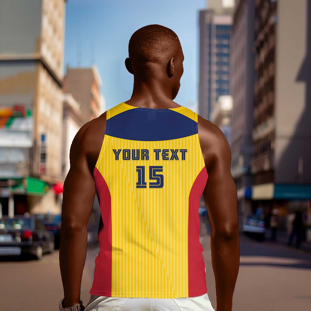 Custom Chad Football Men Tank Top Go Champions