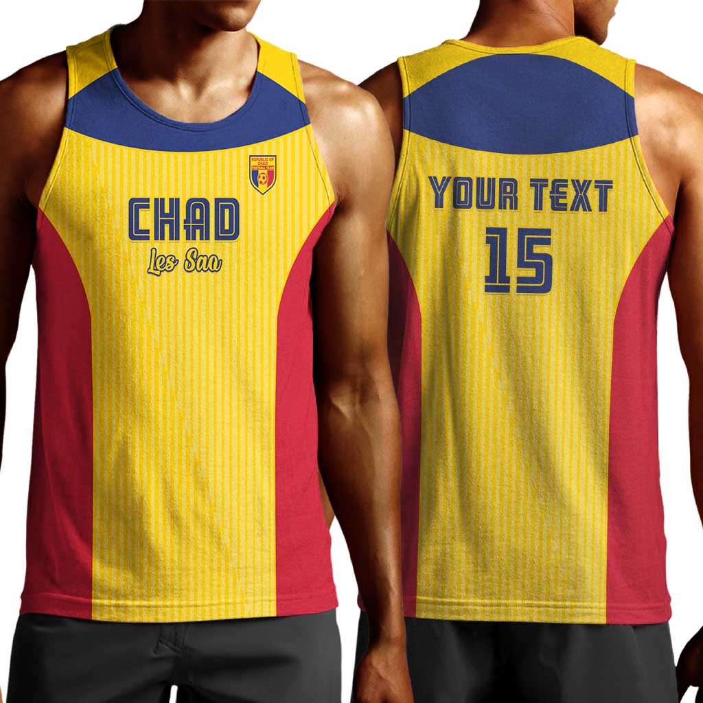 Custom Chad Football Men Tank Top Go Champions