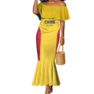 Custom Chad Football Mermaid Dress Go Champions