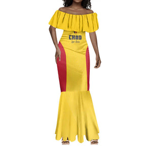 Custom Chad Football Mermaid Dress Go Champions