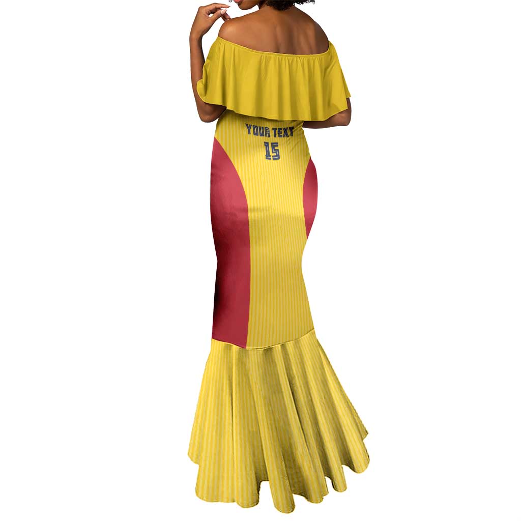 Custom Chad Football Mermaid Dress Go Champions