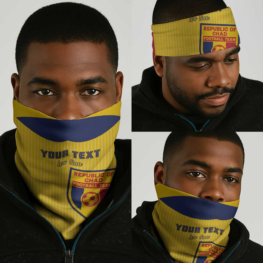 Custom Chad Football Neck Gaiter Go Champions LT15
