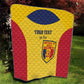 Custom Chad Football Quilt Go Champions