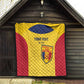 Custom Chad Football Quilt Go Champions