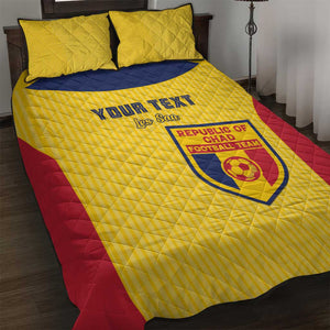 Custom Chad Football Quilt Bed Set Go Champions