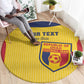Custom Chad Football Round Carpet Go Champions