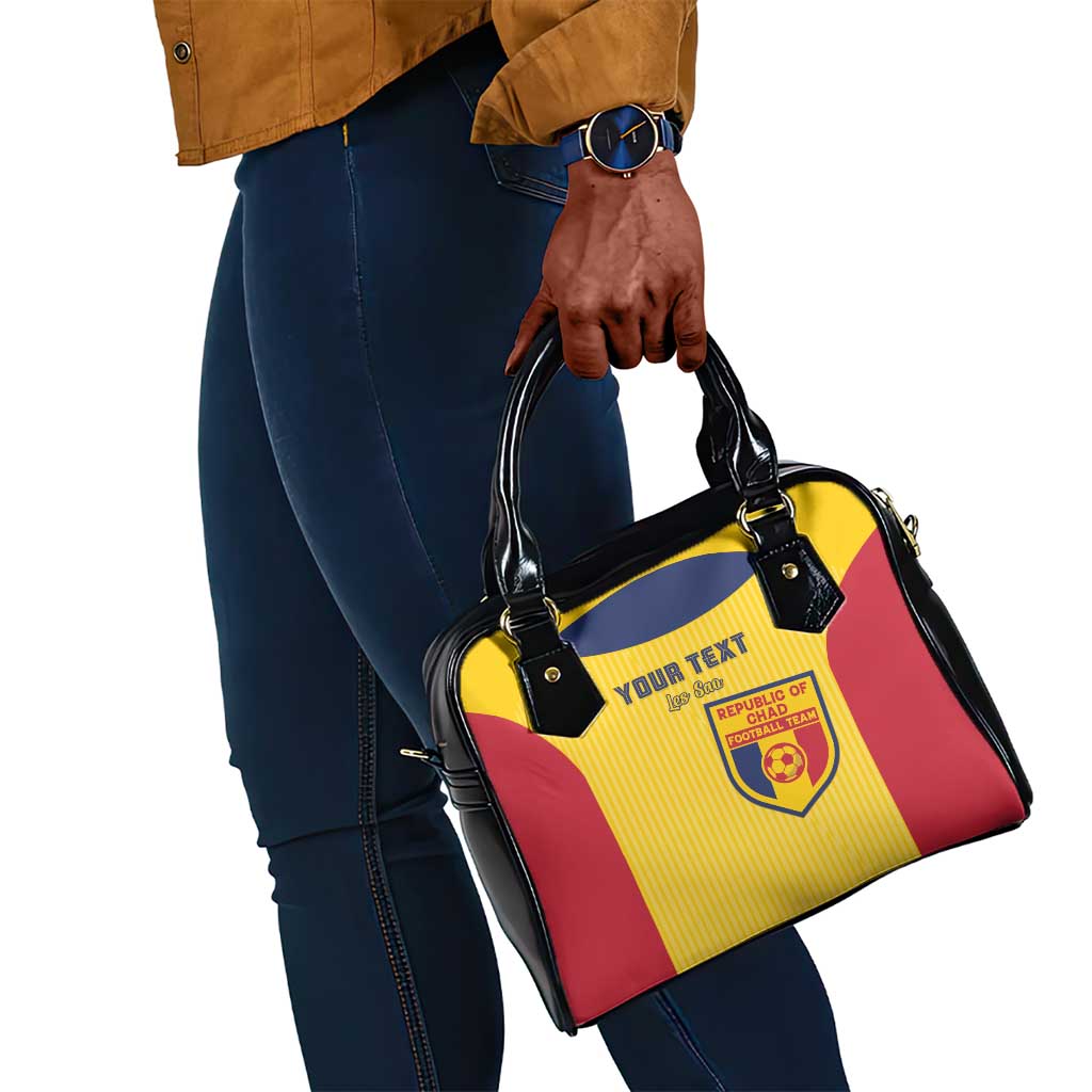 Custom Chad Football Shoulder Handbag Go Champions