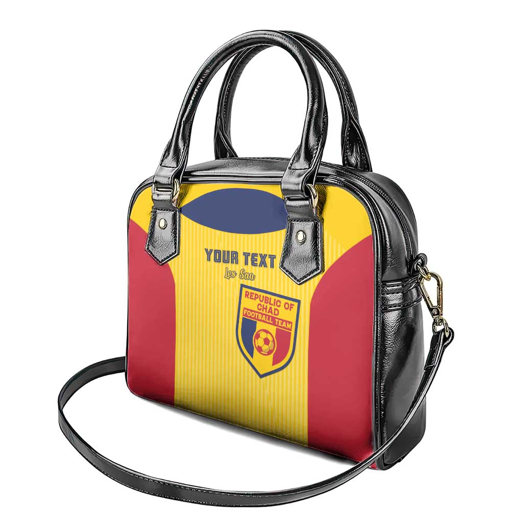 Custom Chad Football Shoulder Handbag Go Champions