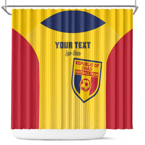 Custom Chad Football Shower Curtain Go Champions