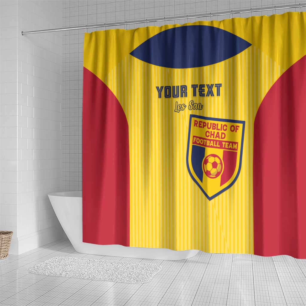 Custom Chad Football Shower Curtain Go Champions
