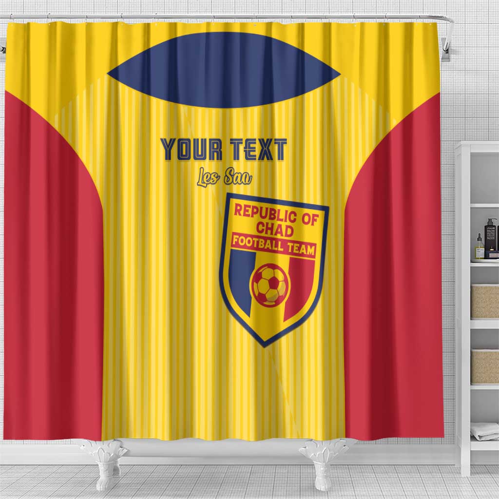 Custom Chad Football Shower Curtain Go Champions