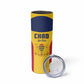 Custom Chad Football Skinny Tumbler Go Champions