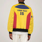 Custom Chad Football Sleeve Zip Bomber Jacket Go Champions