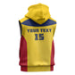 Custom Chad Football Sleeveless Zip Hoodie Go Champions - African Pride
