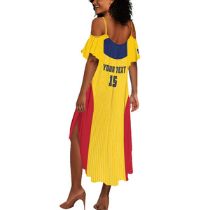 Custom Chad Football Summer Maxi Dress Go Champions