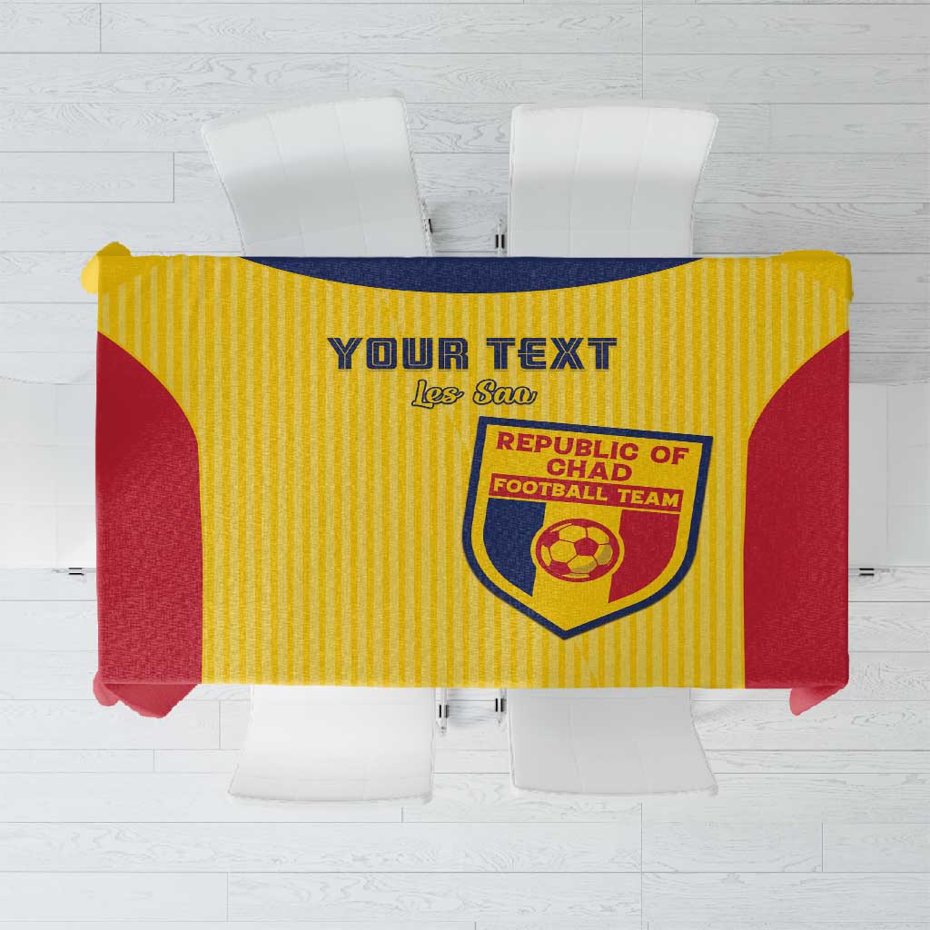 Custom Chad Football Tablecloth Go Champions
