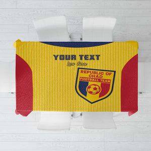 Custom Chad Football Tablecloth Go Champions