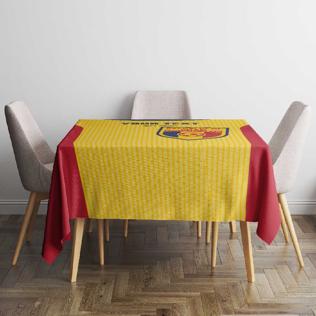 Custom Chad Football Tablecloth Go Champions