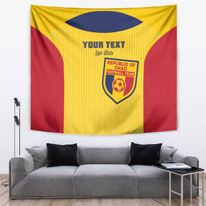 Custom Chad Football Tapestry Go Champions