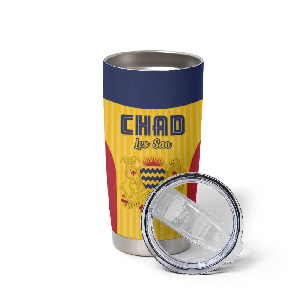 Custom Chad Football Tumbler Cup Go Champions