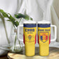 Custom Chad Football Tumbler With Handle Go Champions