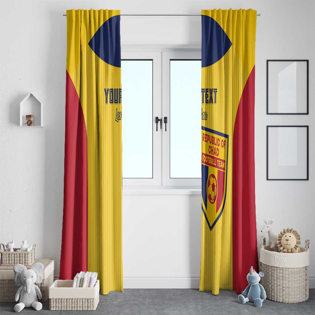 Custom Chad Football Window Curtain Go Champions