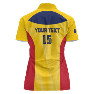 Custom Chad Football Women Polo Shirt Go Champions