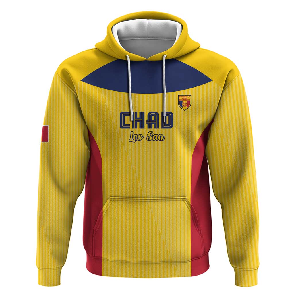 Custom Chad Football Zip Hoodie Go Champions